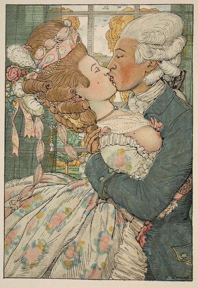 Le Baiser, 1918 - Konstantin Andreevic Somov